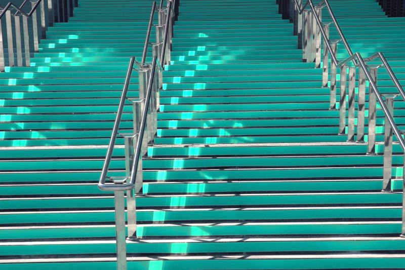 Stair Railing Painting